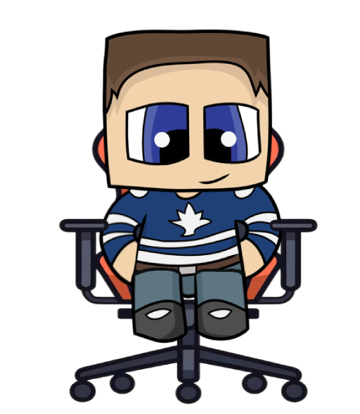 Illustration of the NaughtyGnome avatar sitting casually in a gaming chair